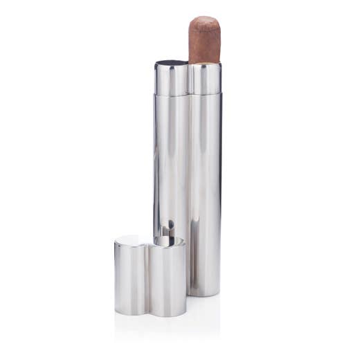 Harrison Stainless Steel Cigar Holder by Viski