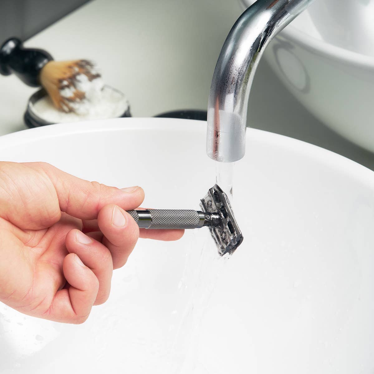 Rockwell 6C Razor: White Chrome