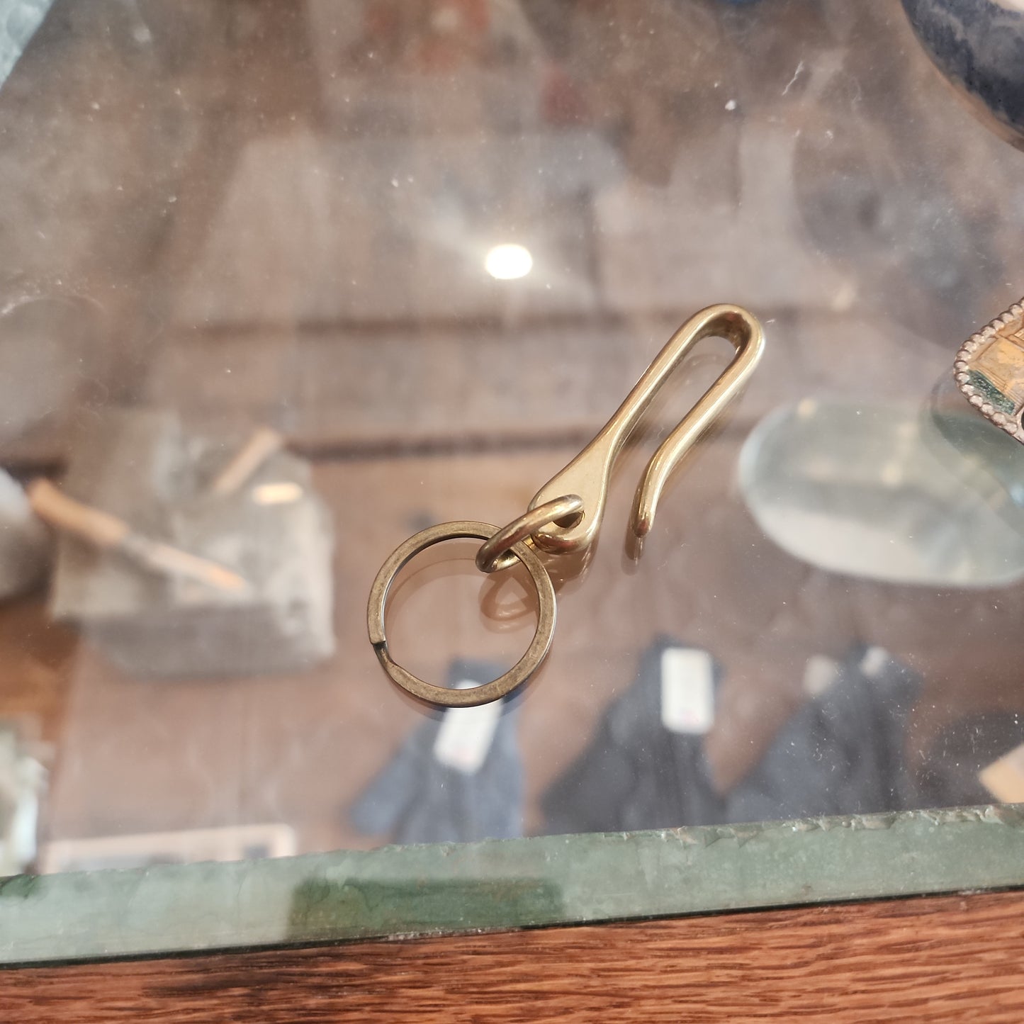 Allied - Brass Fish Hook Keychain