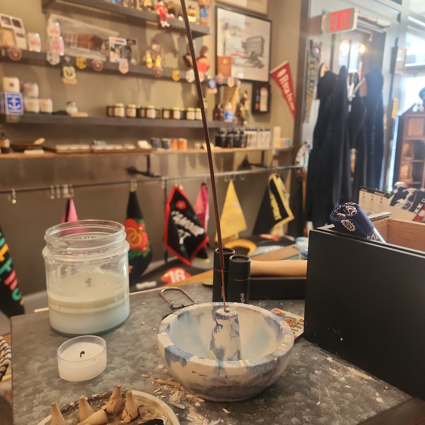 Allied - Cement Stick Incense Burner