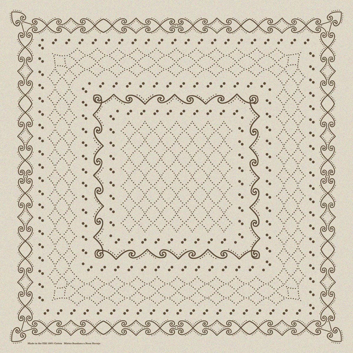 Bandana - Boot Stitch: Rattan