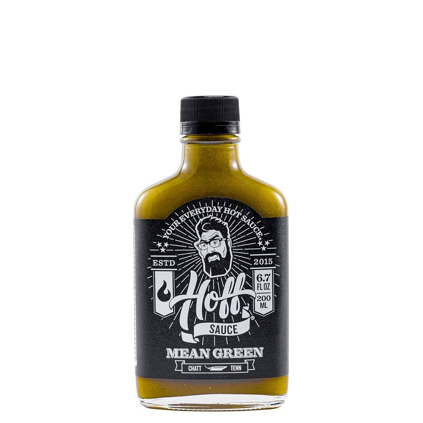 Mean Green - Hoff's Mean Green Jalapeno Hot Sauce - 6.7oz