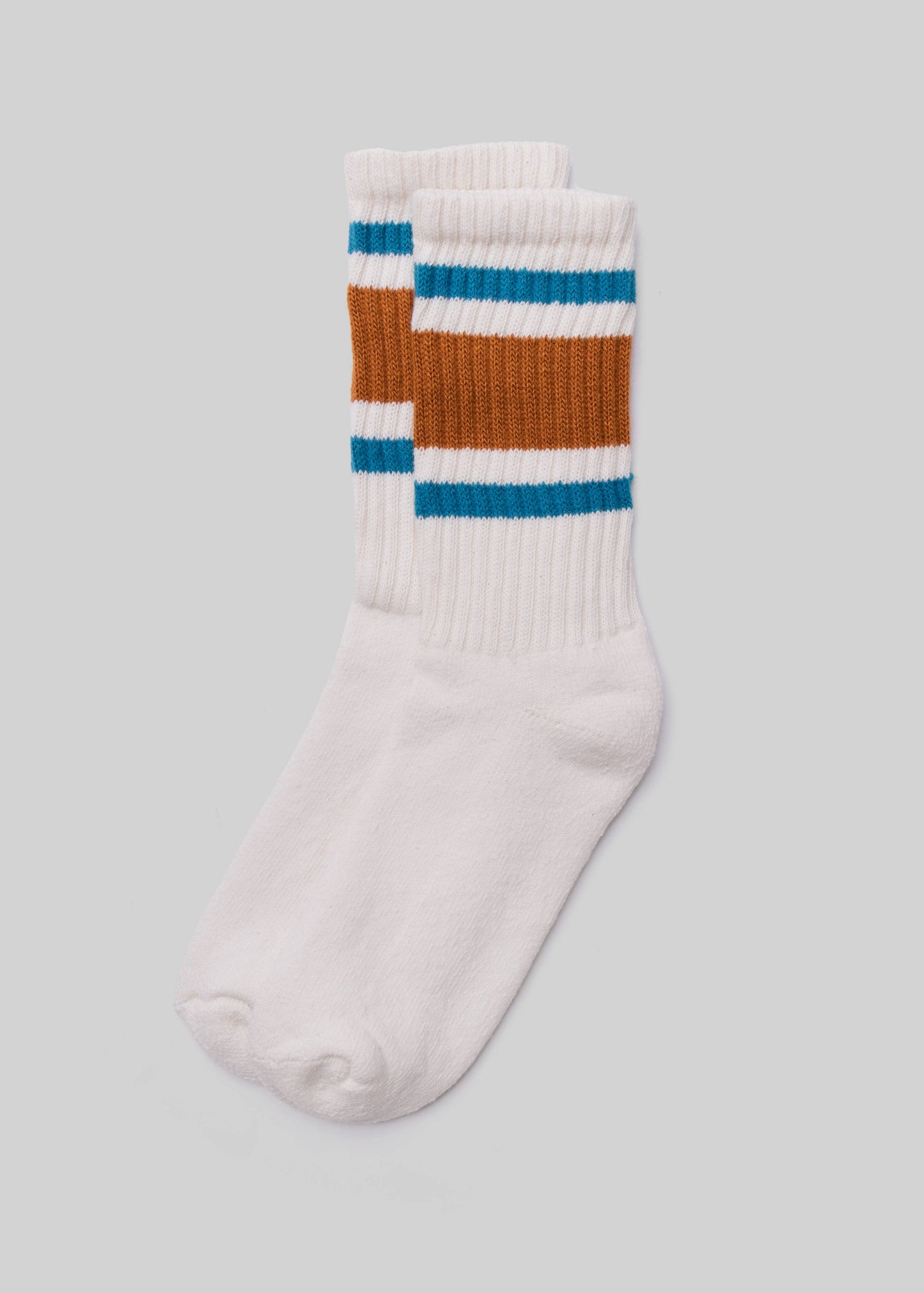 American Trench - Spring Retro Stripe: Texas Orange/Tile
