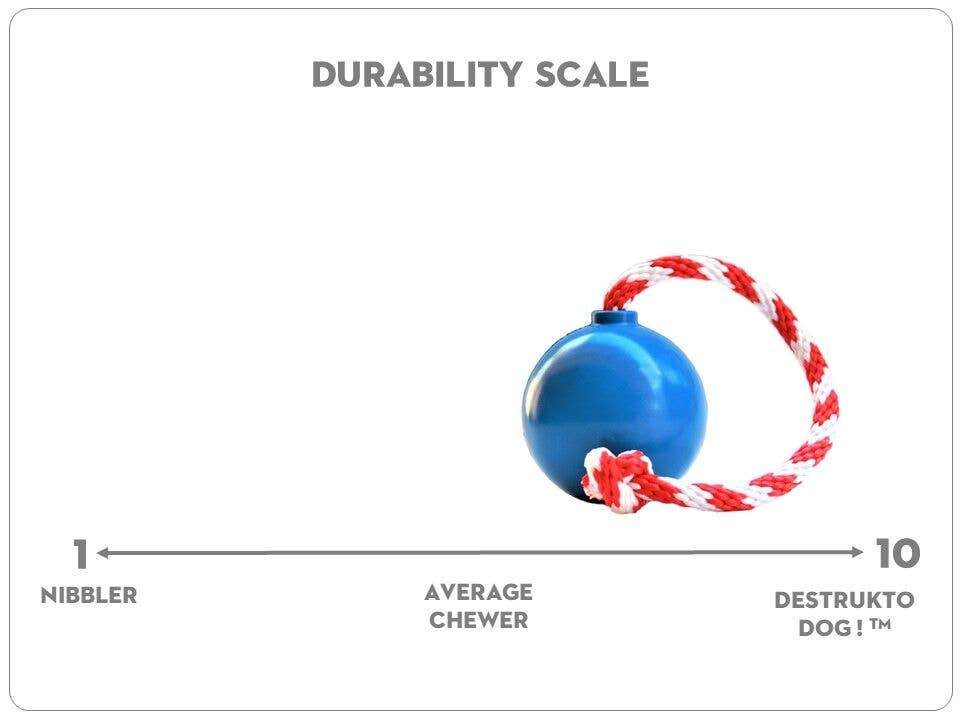 USA-K9 Cherry Bomb - Chew Toy - Reward Toy: Blue / Medium