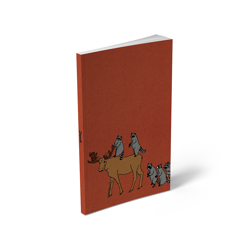Raccoon Caravan Soft Touch Classic Layflat Notebook LFC2676L