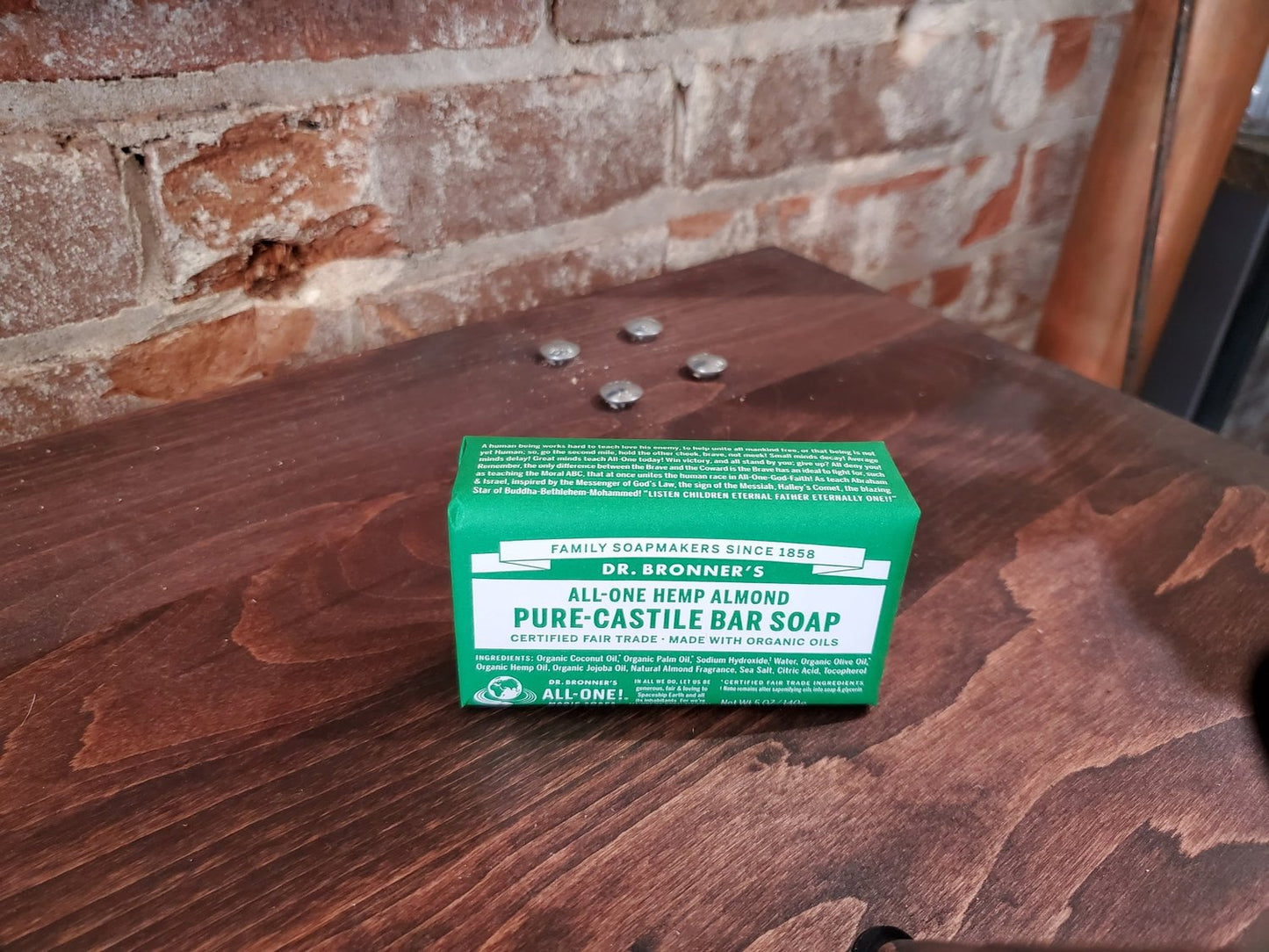 Dr. Bronner's - Almond Pure Castile Bar Soap