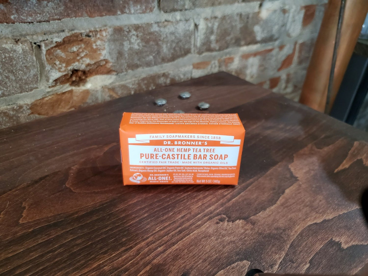 Dr. Bronner's - Tea Tree Pure Castile Bar Soap
