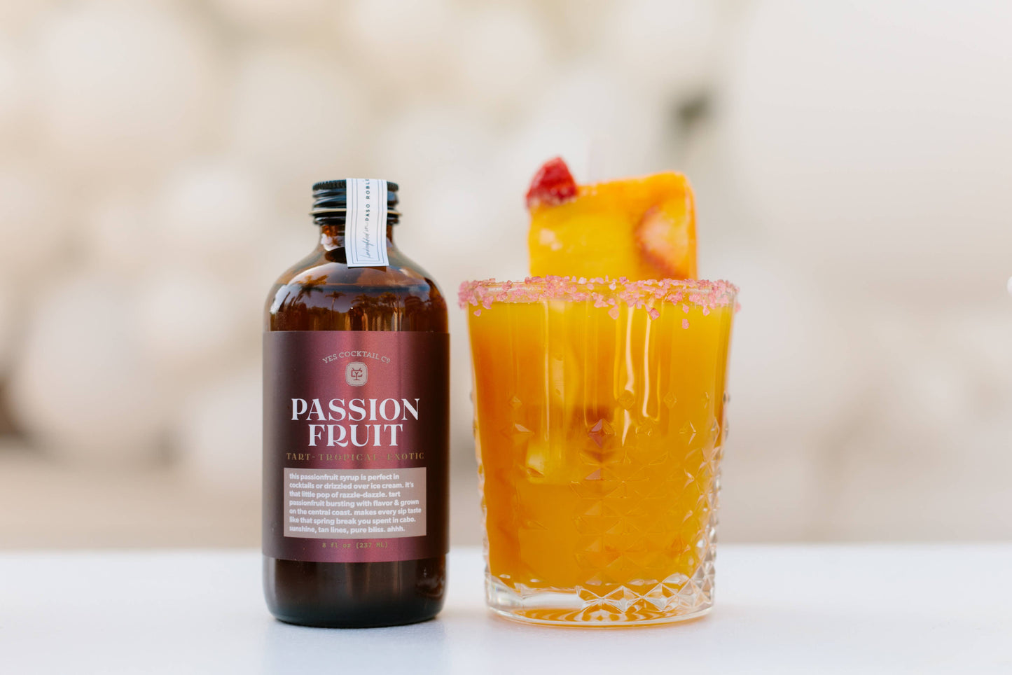 Passionfruit Syrup: 8 oz
