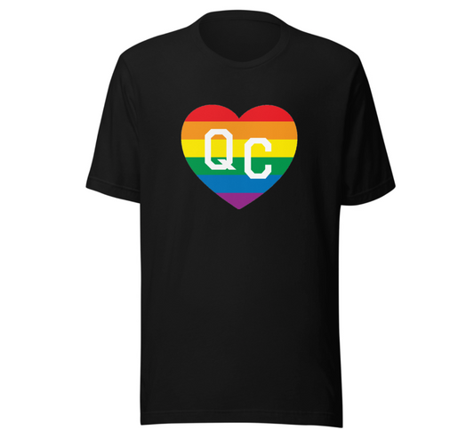 Rainbow QC Heart Shirt
