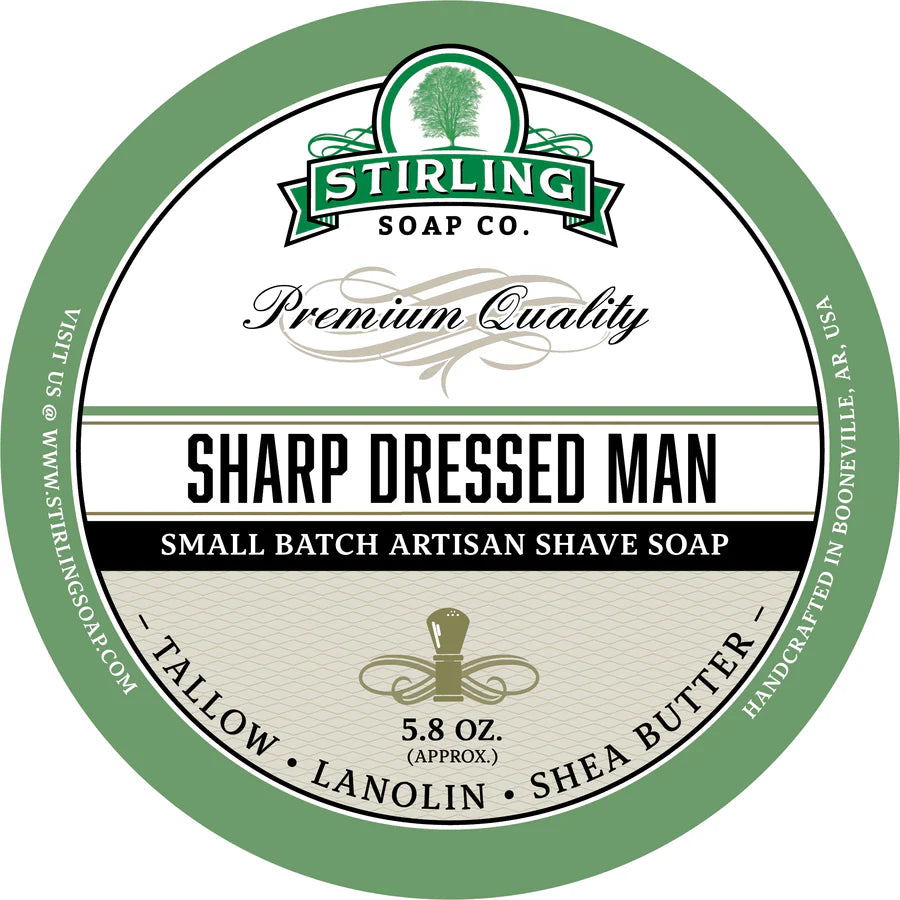 Stirling Soap Co. - Sharp Dressed Man - Shaving Soap