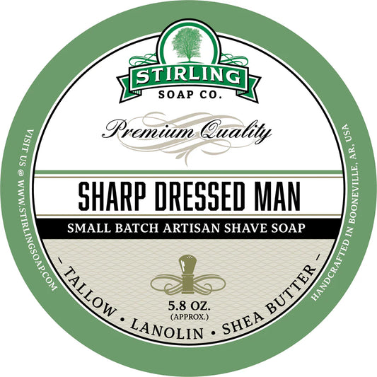 Stirling Soap Co. - Sharp Dressed Man - Shaving Soap