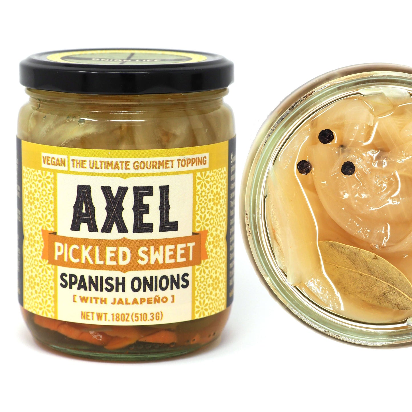 Pickled Sweet Spanish Onions with Jalapeño