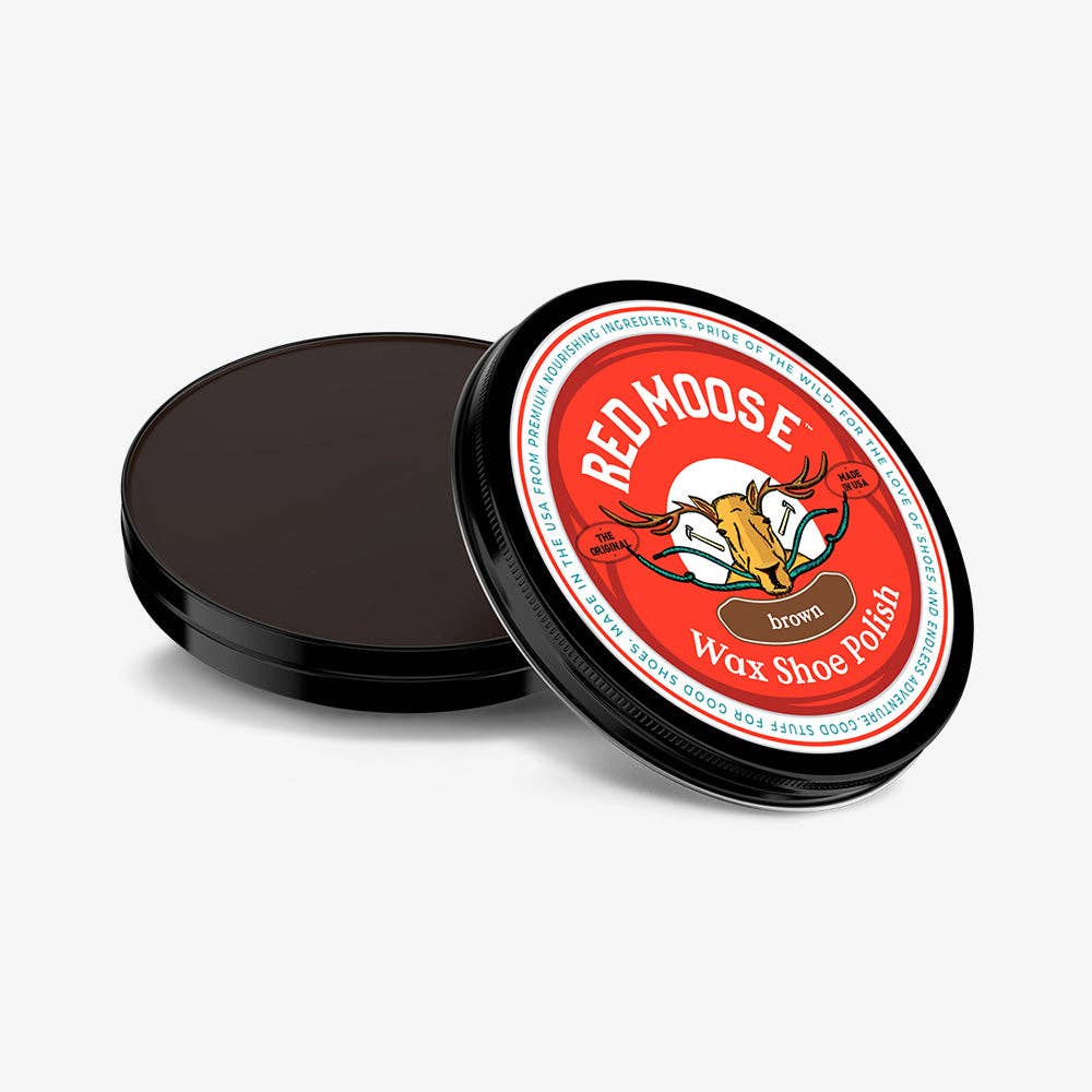Wax Shoe Polish: Brown / 1.8 Oz