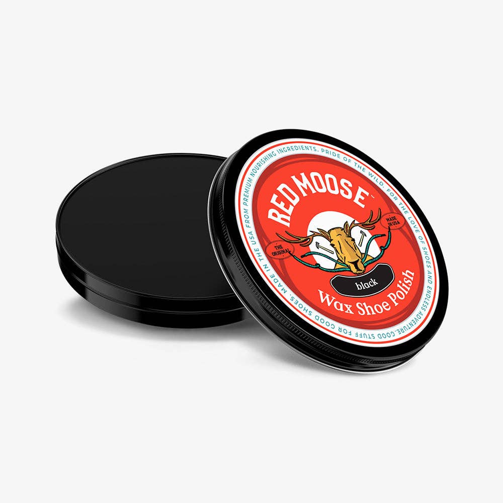 Wax Shoe Polish: Black / 1.8 Oz