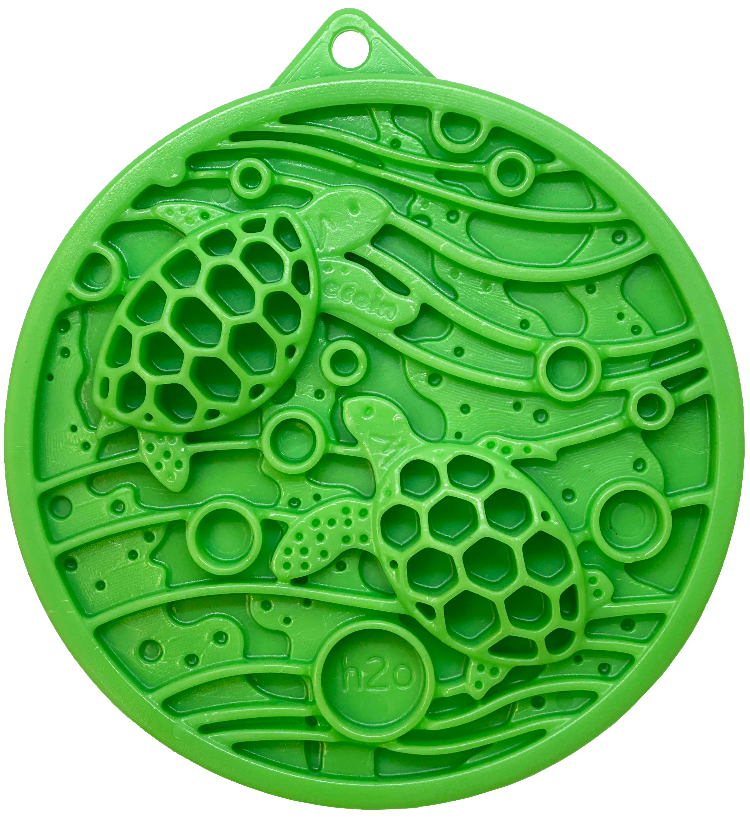 "Water" nylon eCoin durable enrichment snacking coin