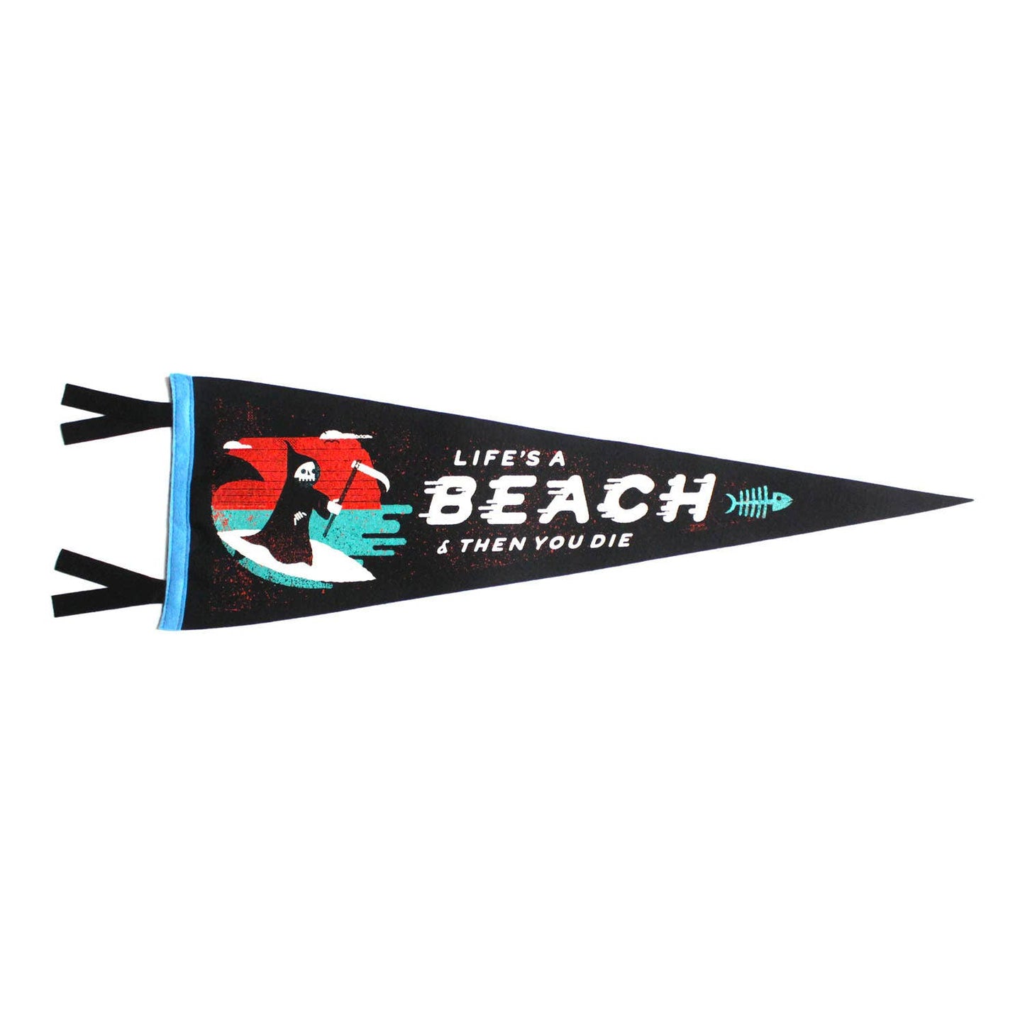 Life's a Beach Pennant • Charlie Wagers x Oxford Pennant Original