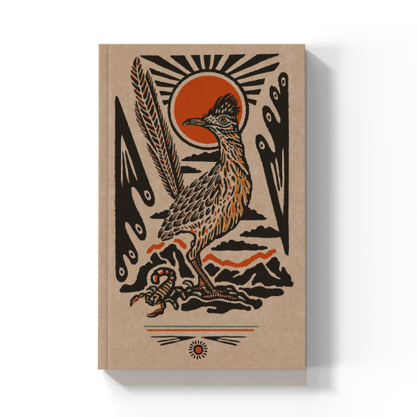 Roadrunner Out West Kraft Layflat Notebook KLC2314KL