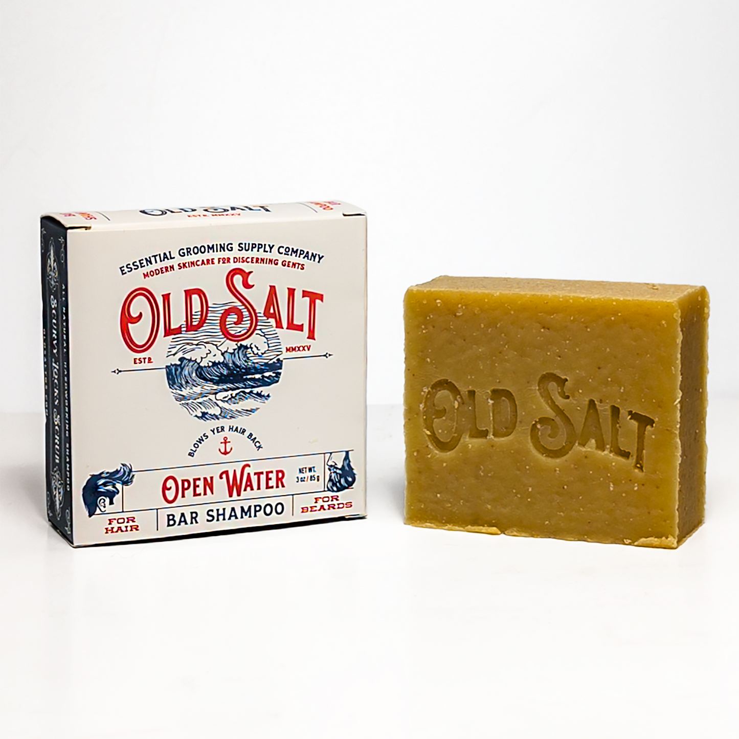 Shampoo for Hair & Beard - Open Water (Oakmoss + Amber)