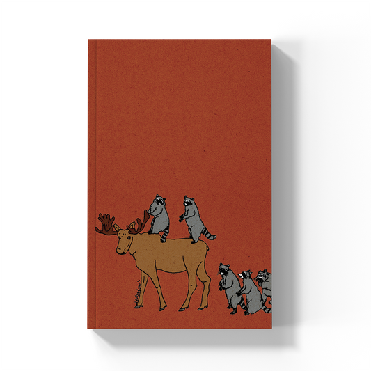 Raccoon Caravan Soft Touch Classic Layflat Notebook LFC2676L
