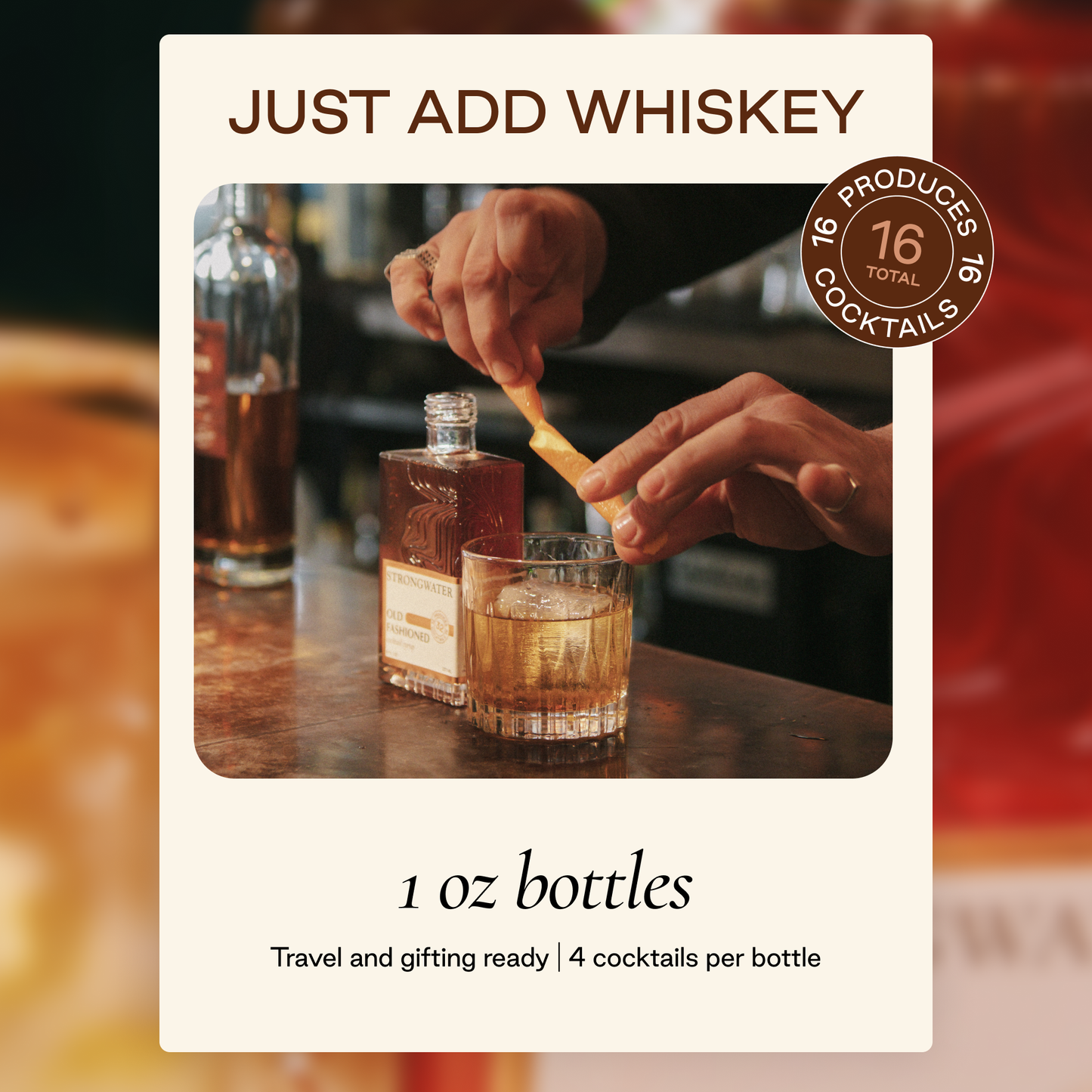 Old Fashioned Cocktail Syrup Sample Set