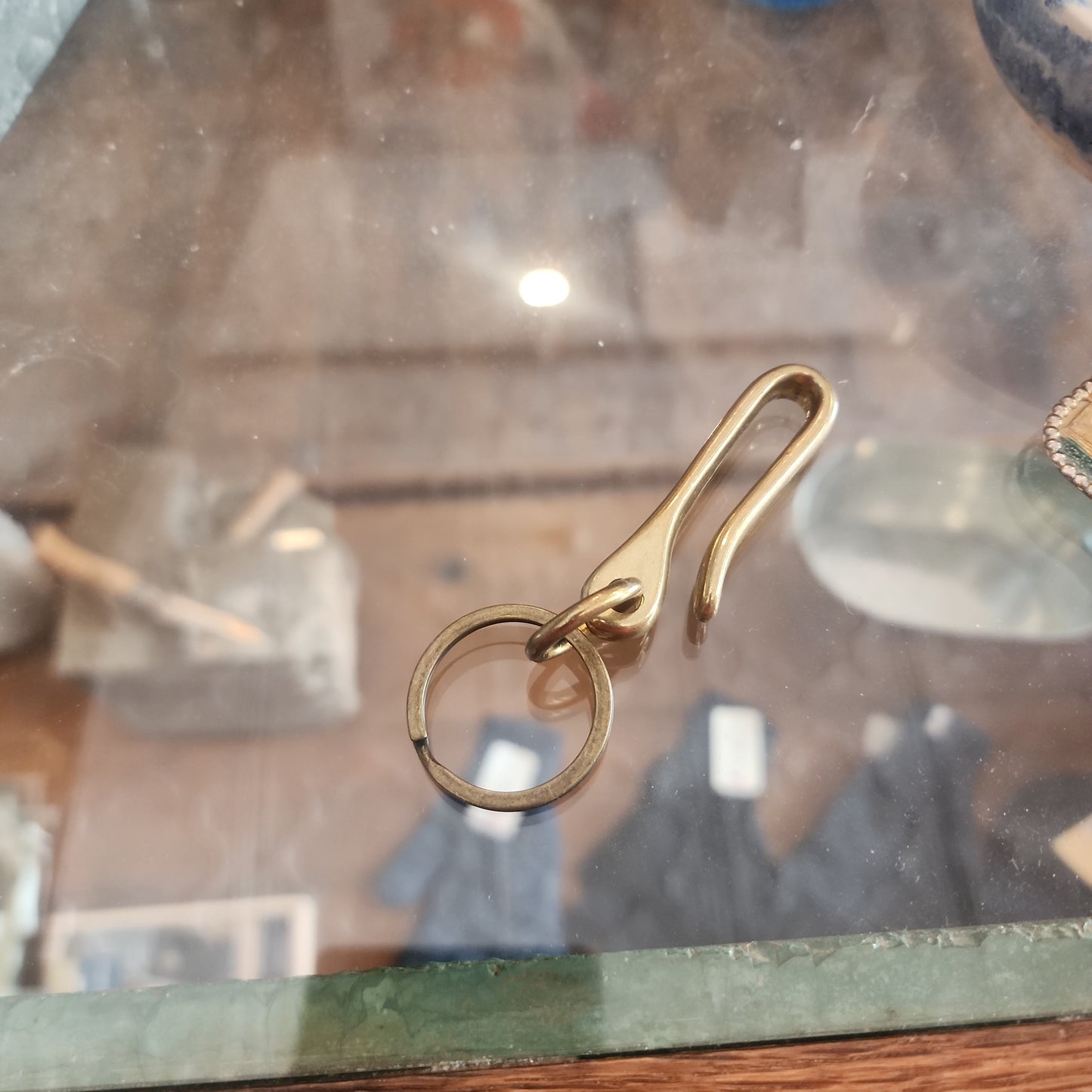 Allied - Brass Fish Hook Keychain