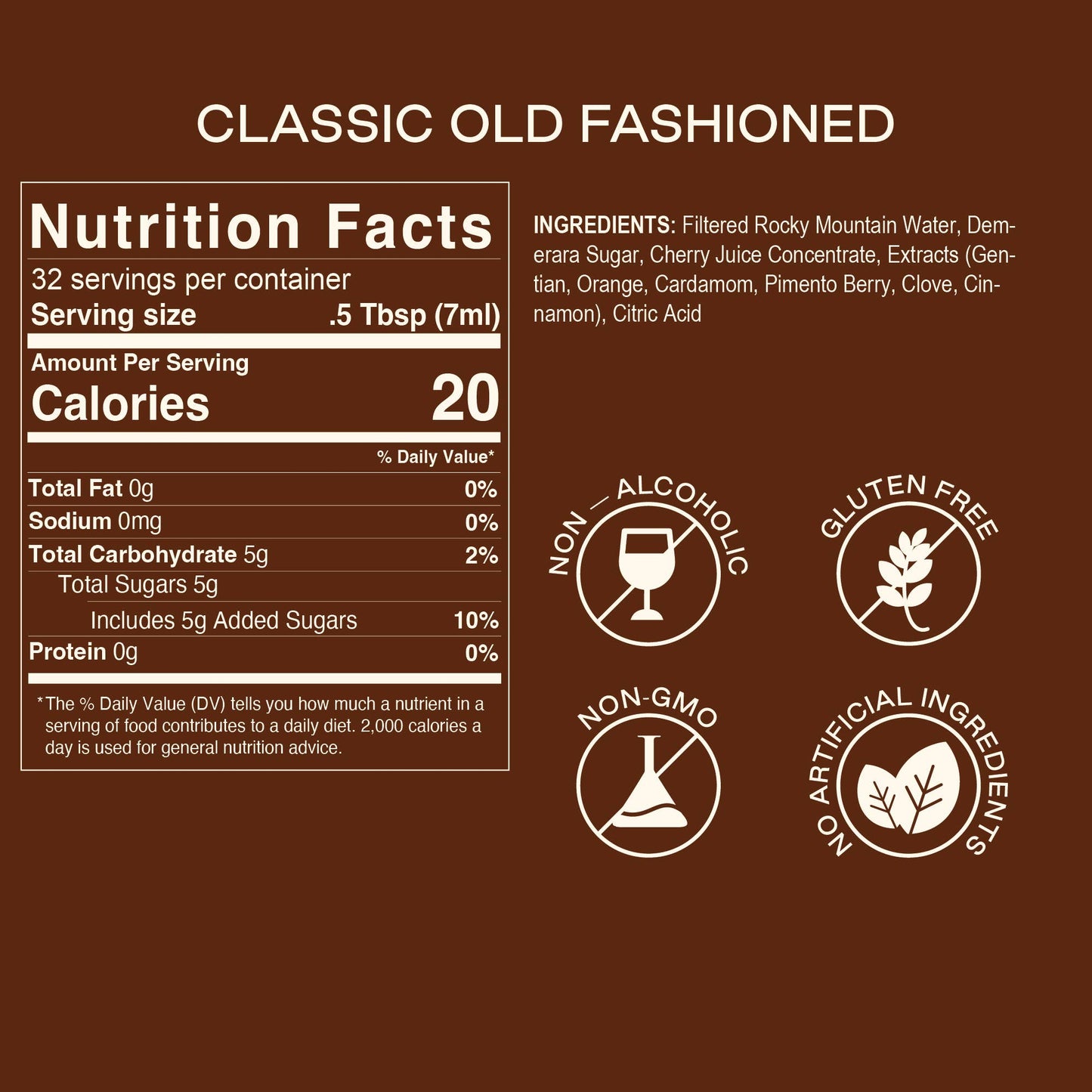 Old Fashioned Cocktail Syrup Sample Set