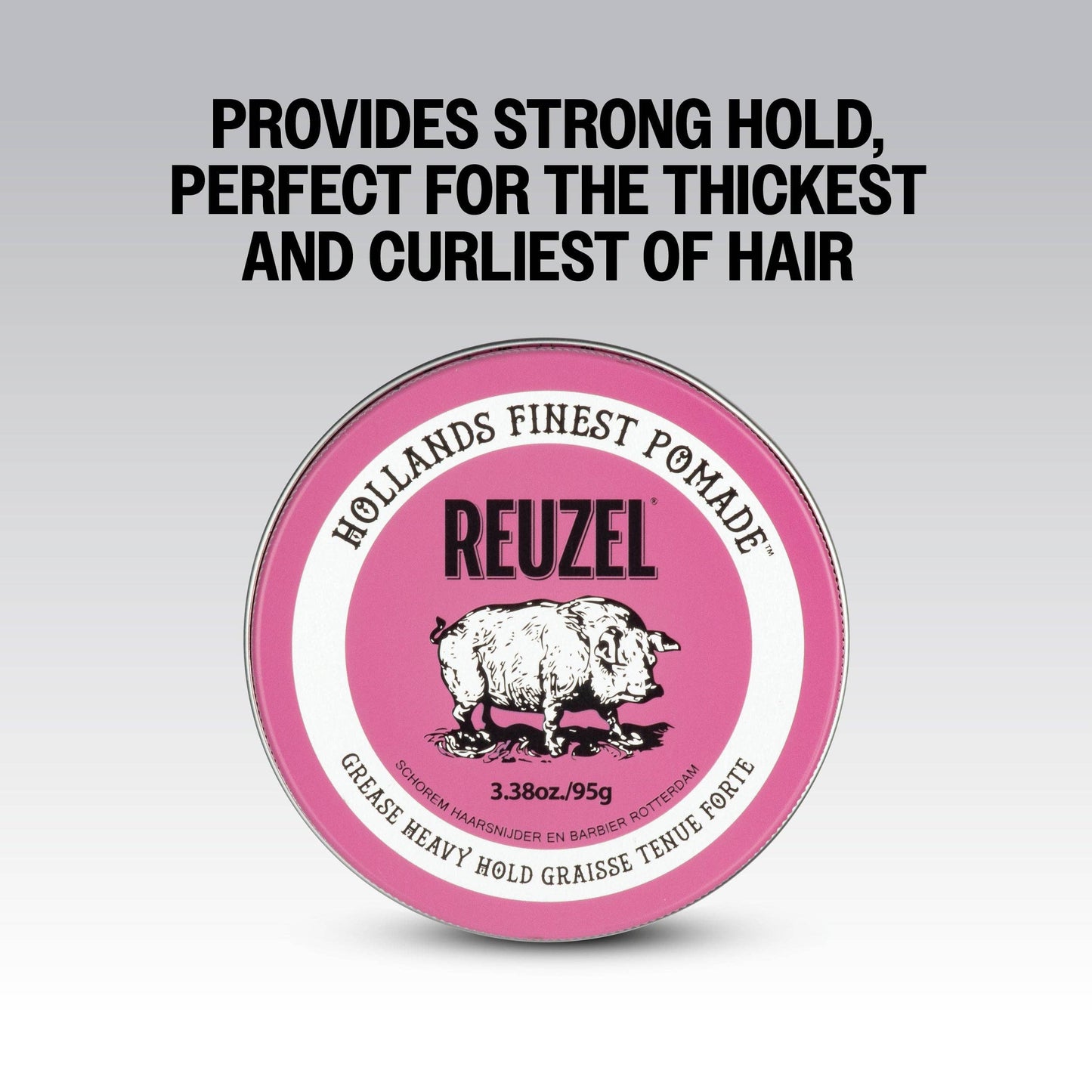 Pink Pomade Grease: 3.38 oz / 95 g