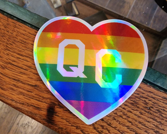 Pride QC Heart Sticker