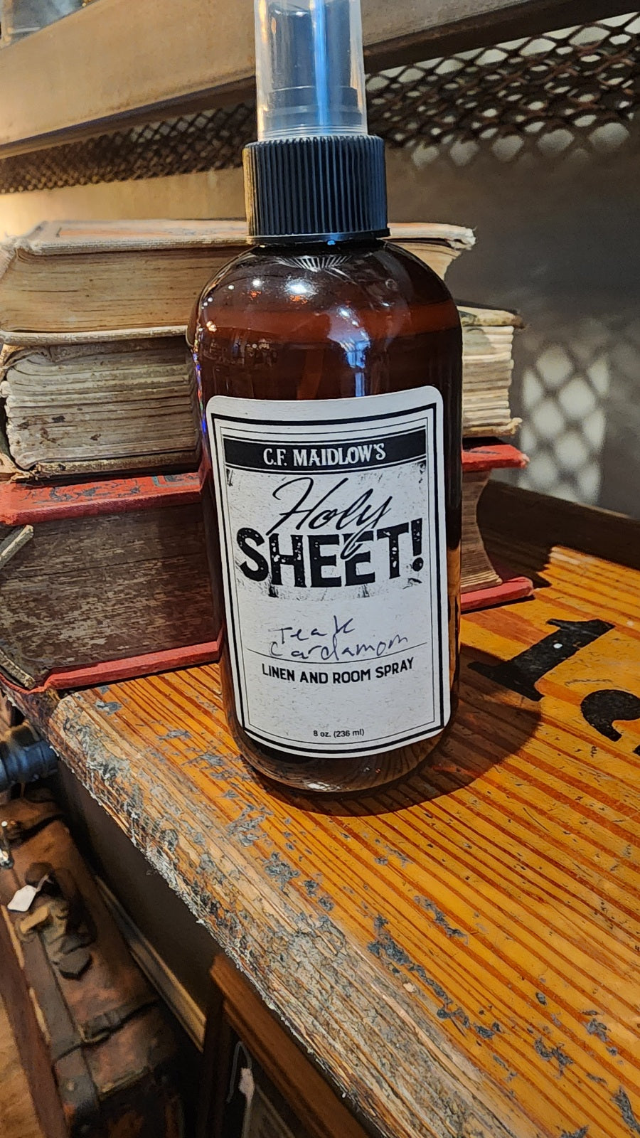 Holy Sheet! Teakwood + Cardamom - Linen and Room Spray