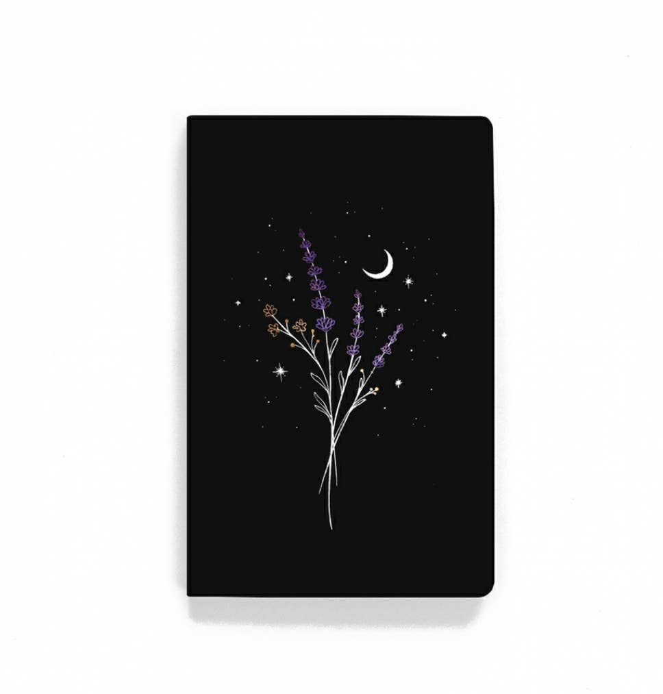 Lavender Layflat Notebook: Lined / Classic