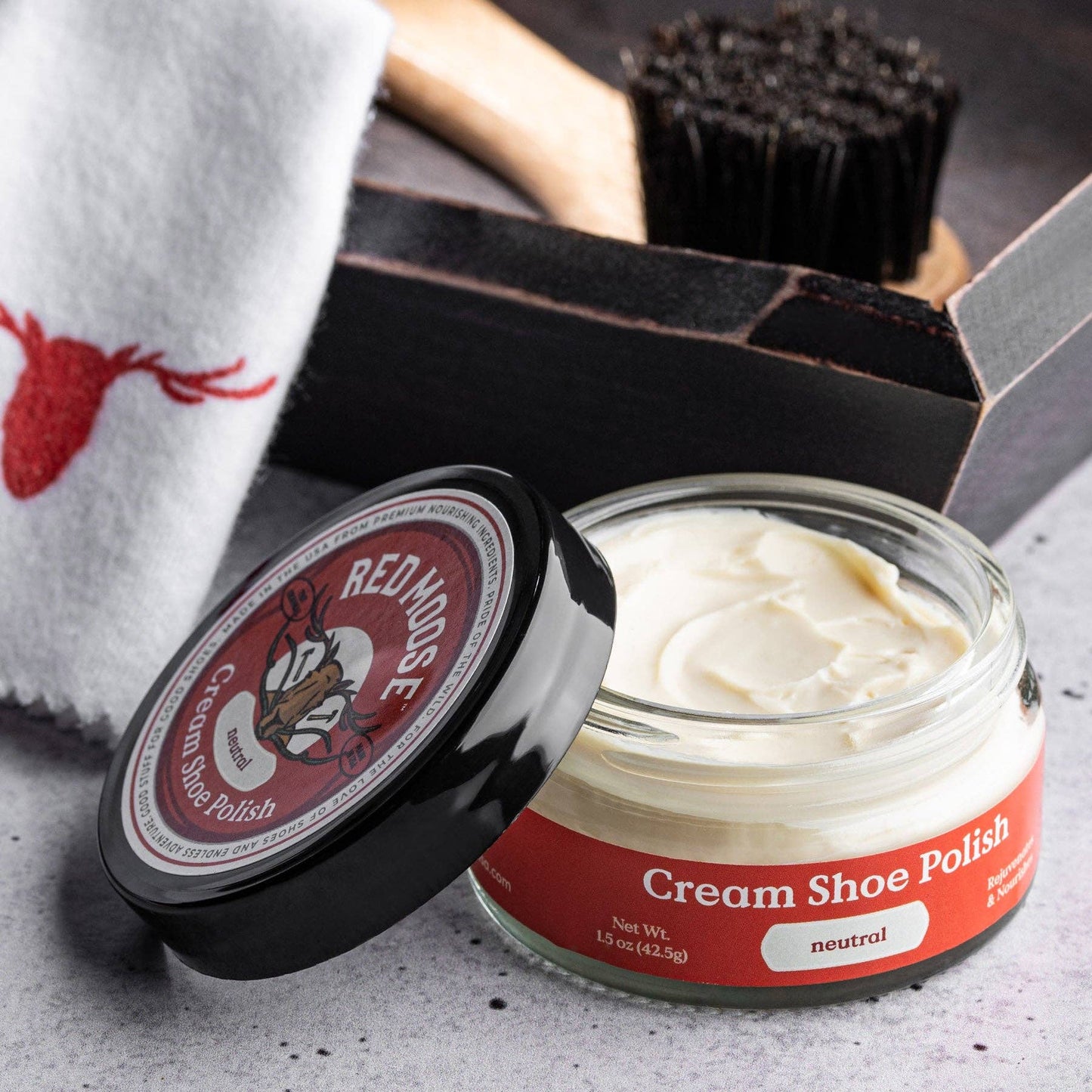 Cream Shoe Polish: Brown