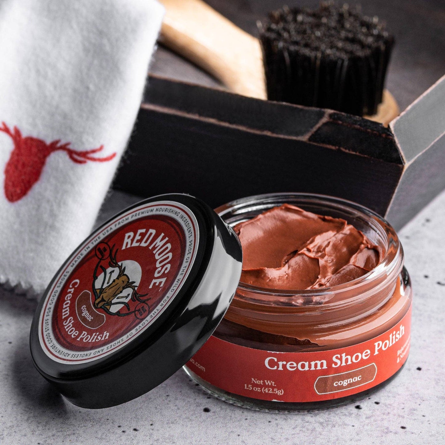 Cream Shoe Polish: Brown