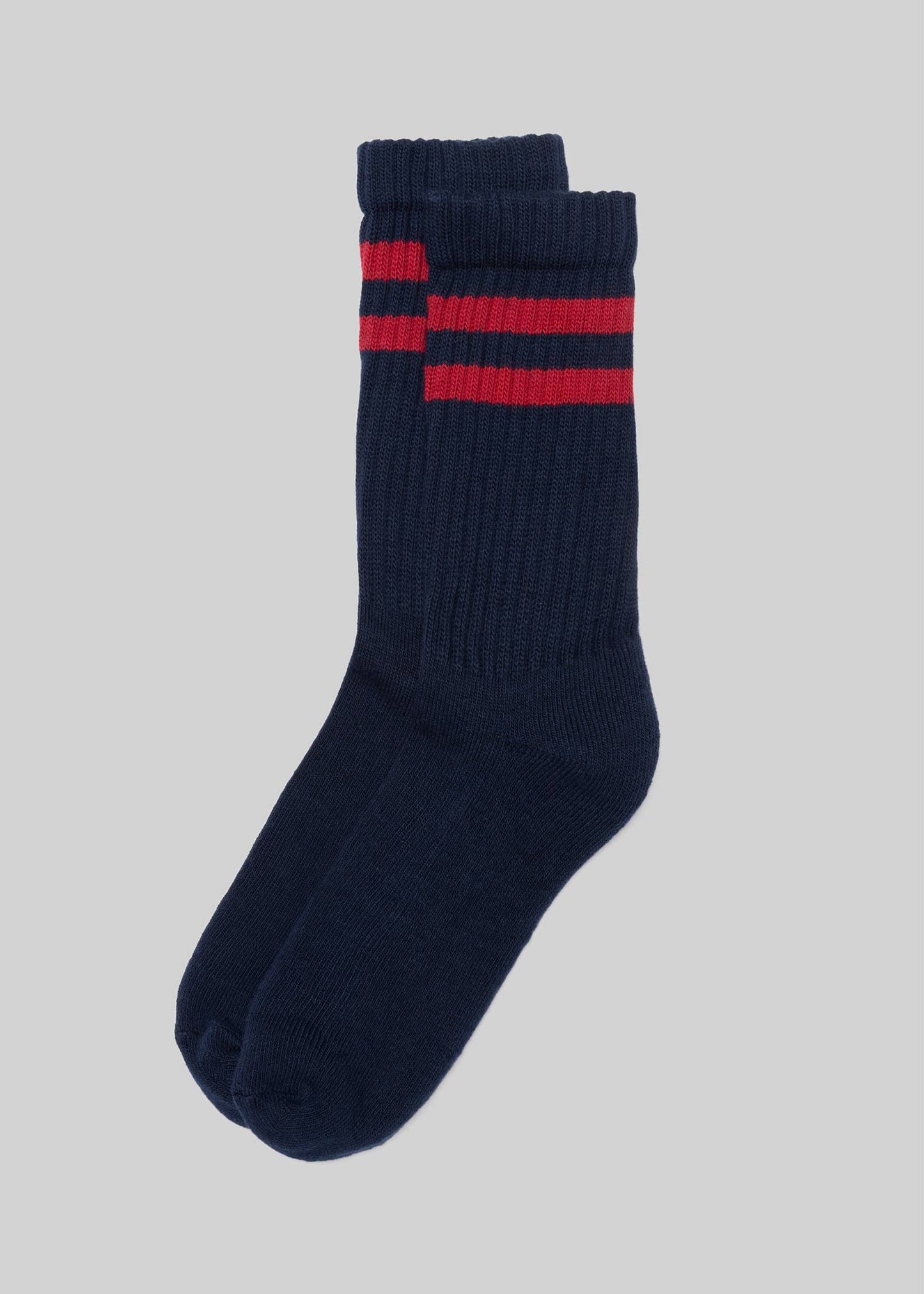 The Retro Double Stripe: Dark grey / One Size