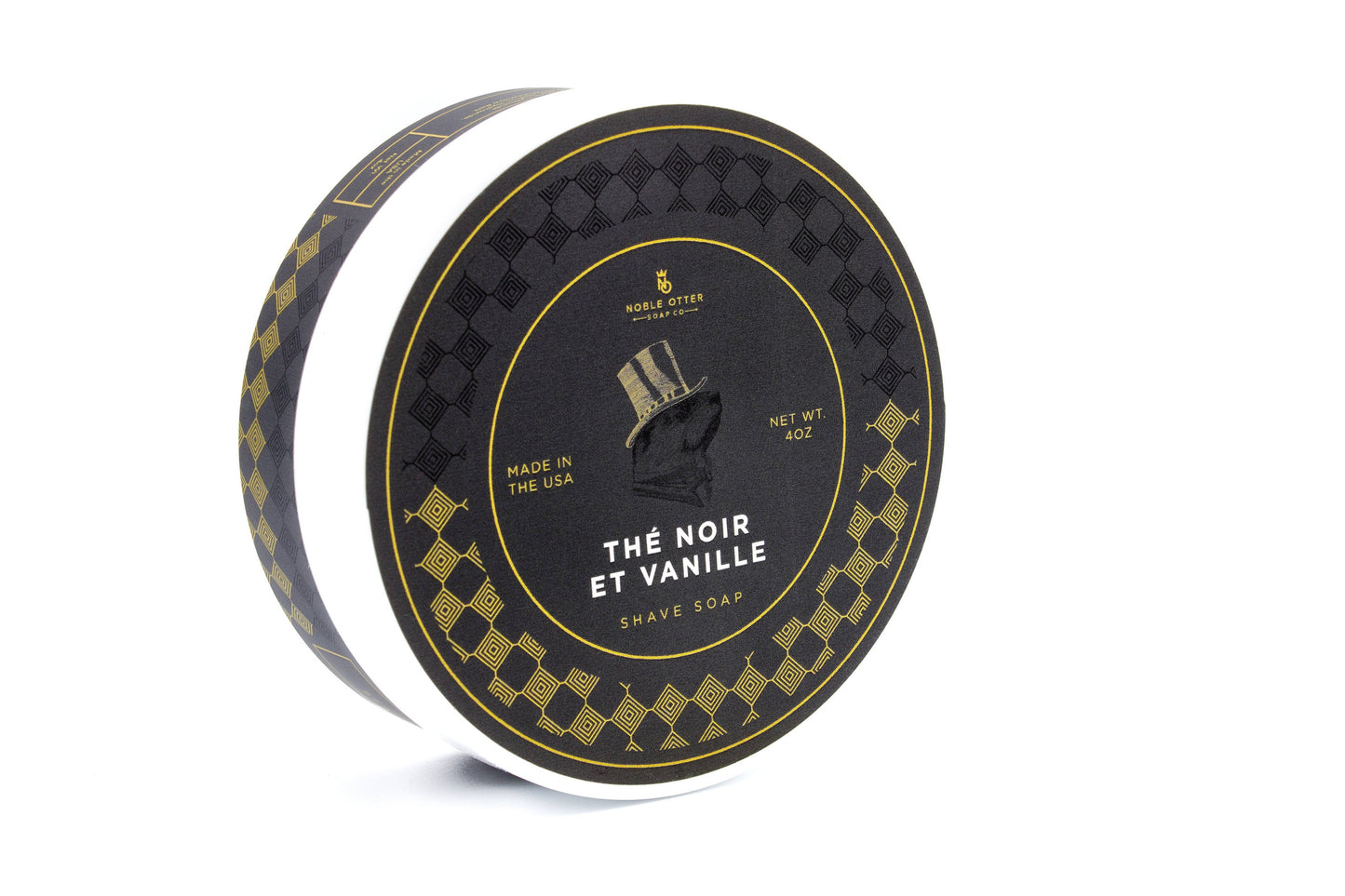 Thé Noir et Vanille Shave Soap: 4oz Jar