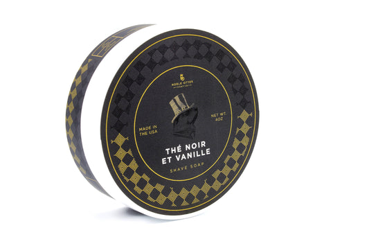 Thé Noir et Vanille Shave Soap: 4oz Jar