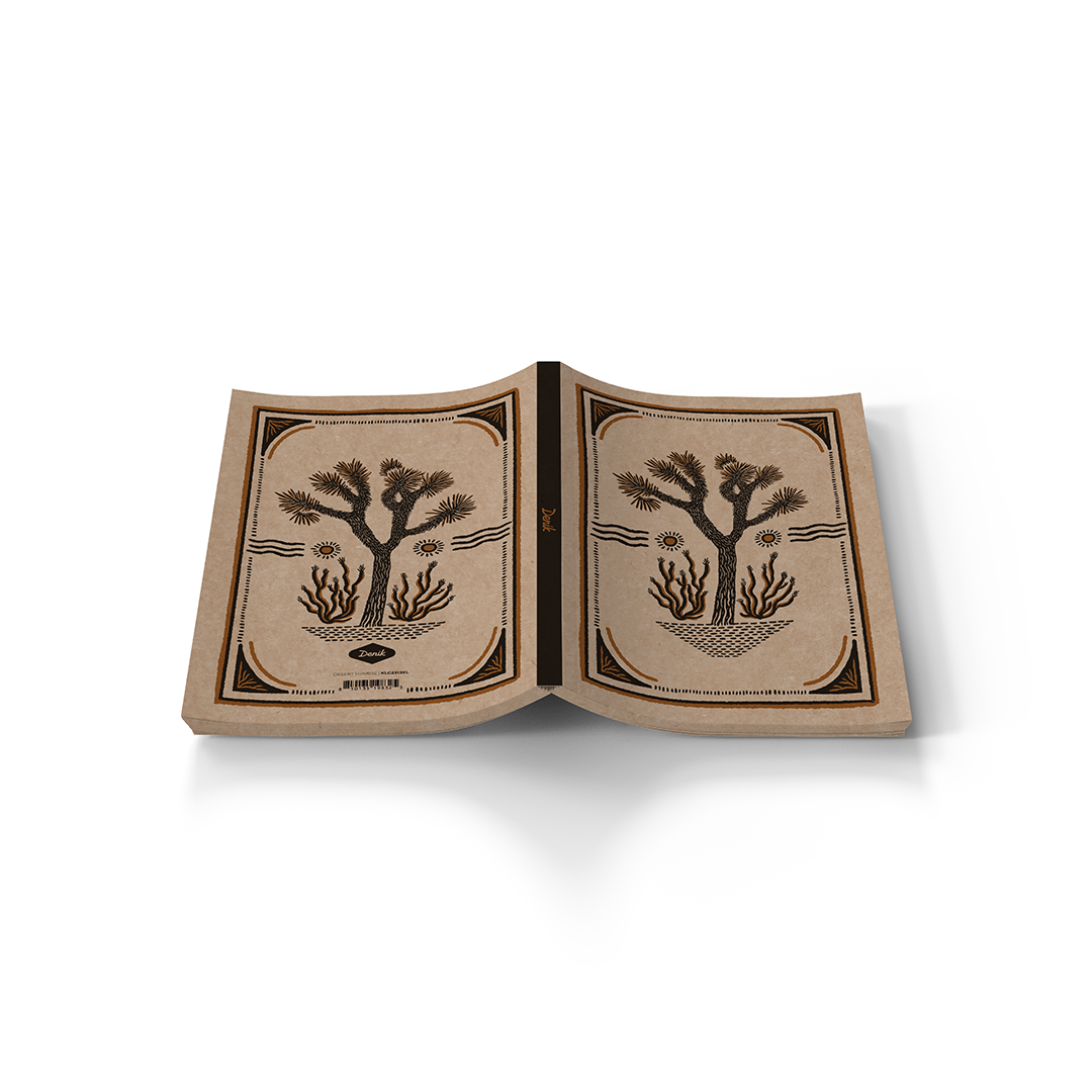 Desert Sunrise Kraft Classic Layflat Notebook KLC2313KL