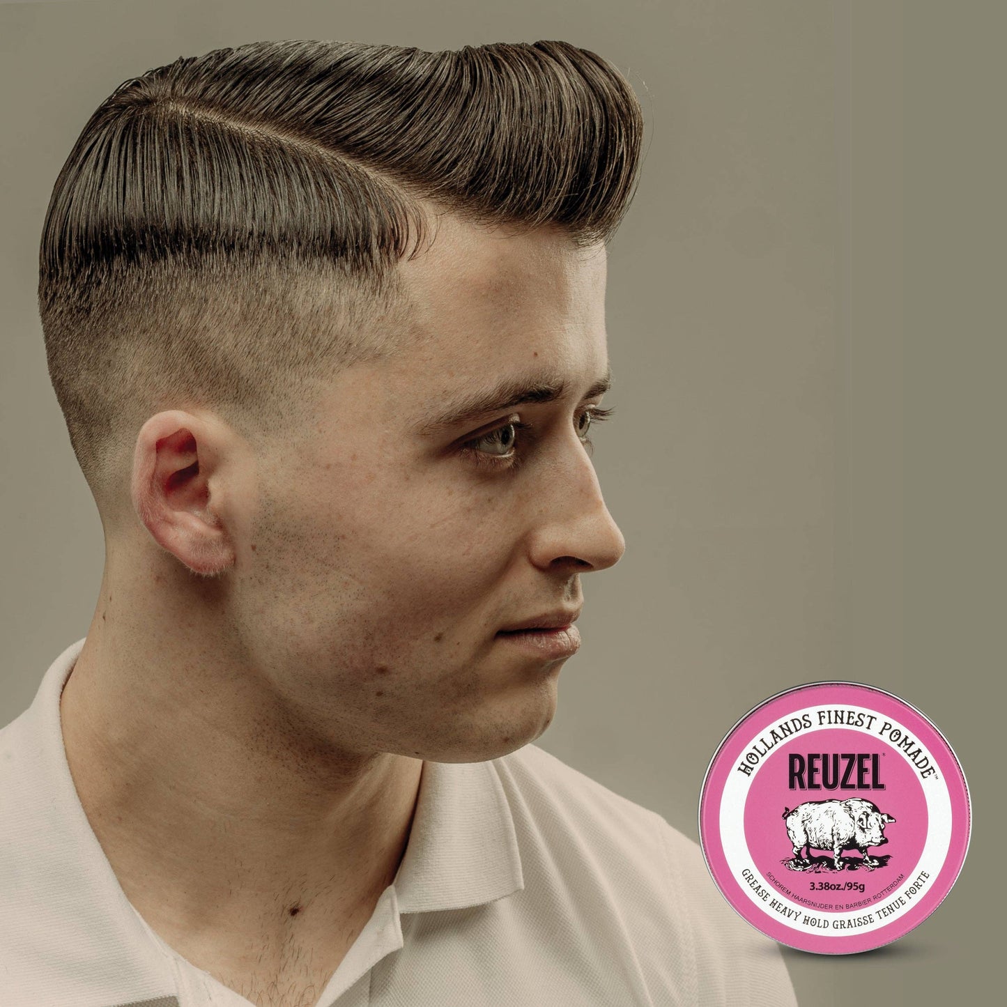 Pink Pomade Grease: 3.38 oz / 95 g