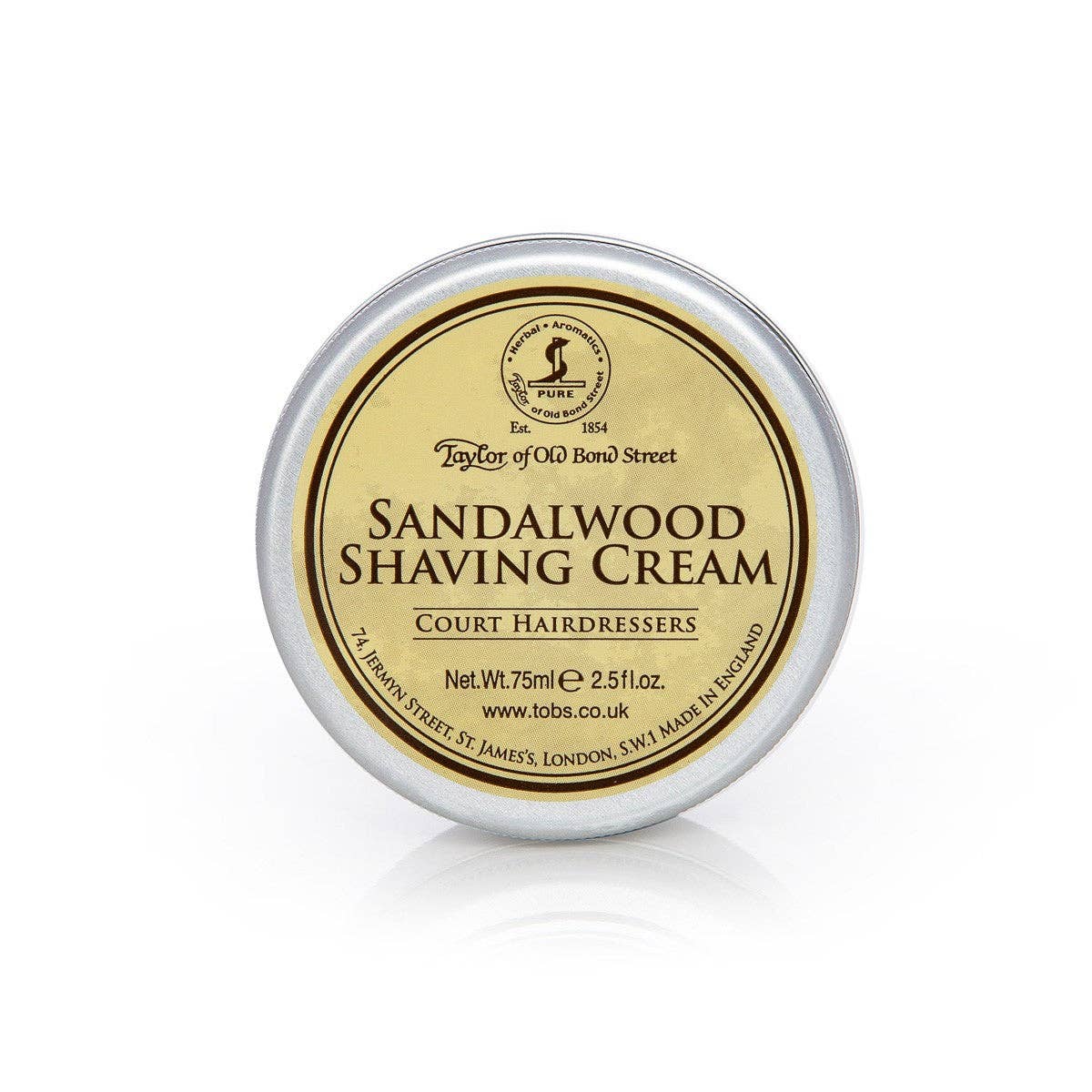 Taylor of Old Bond Street Shaving Cream: Bowl / Sandalwood / 150 g