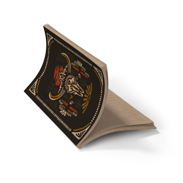 RaycoDesign — Desert Skull Kraft Layflat Notebook KLC2312KL