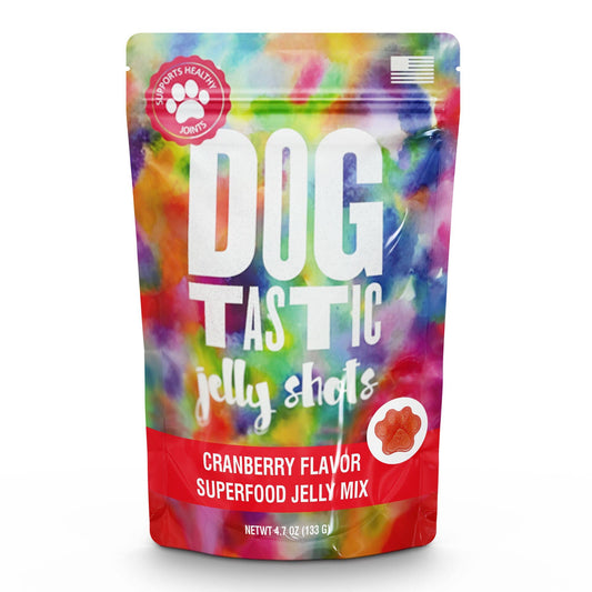 Dogtastic Jelly Shots - Cranberry Flavor: Dogtastic Jelly Shots gelatin mix for dogs - Mango Flavor