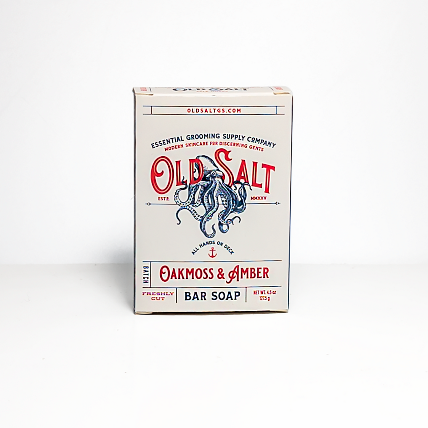 Oakmoss + Amber Bar Soap: Boxed 4.5 oz