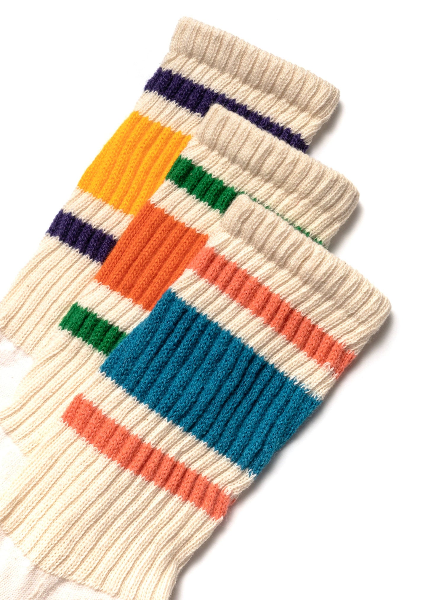 The Retro Stripe: Forest/amber / One Size