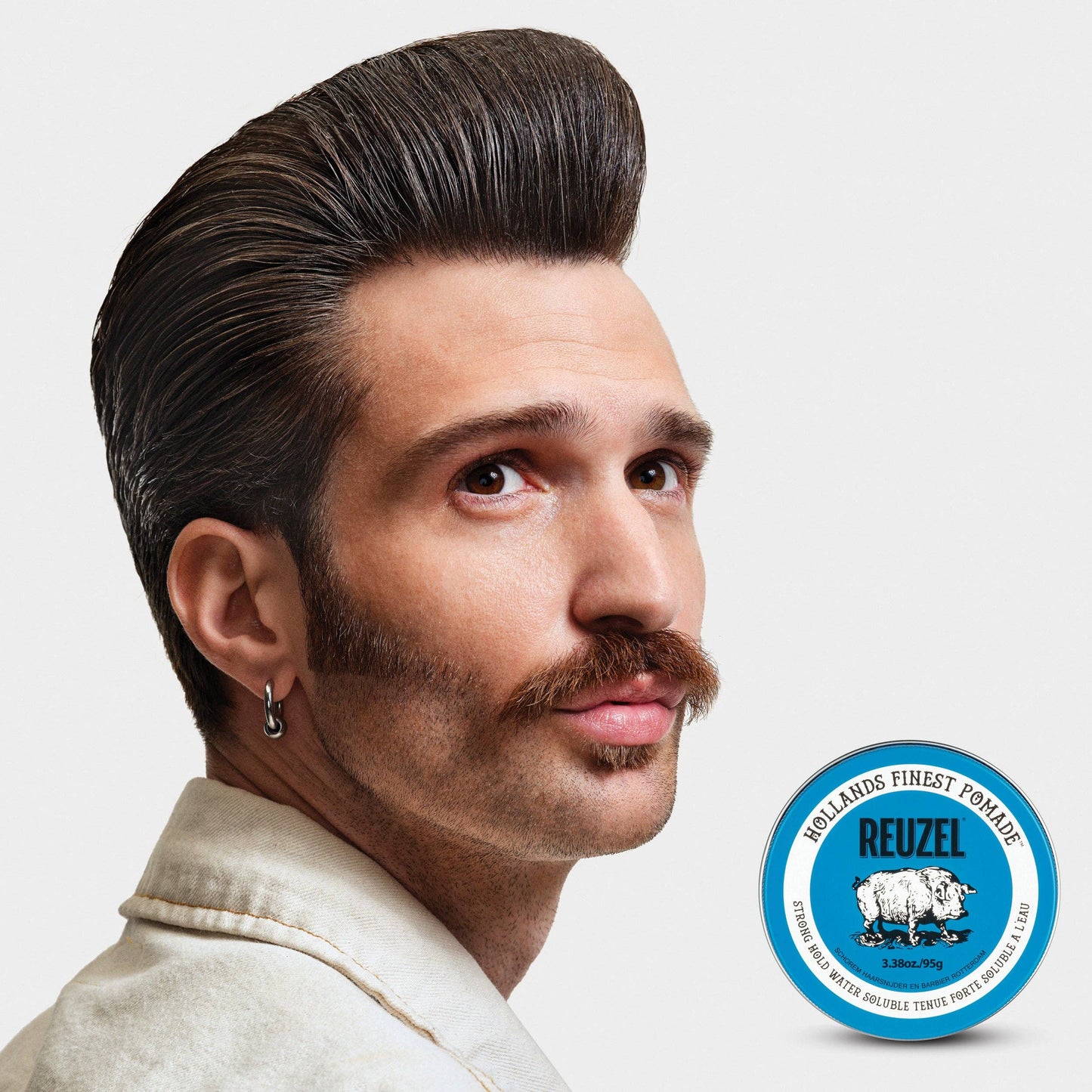 Blue Pomade: 3.38 oz / 95 g