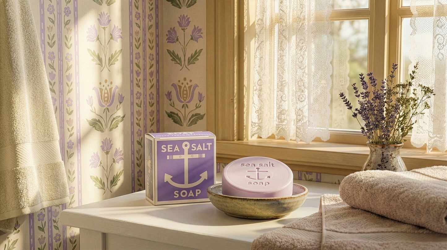 Sea Salt Lavender Bar Soap – Triple Milled Natural Lavender