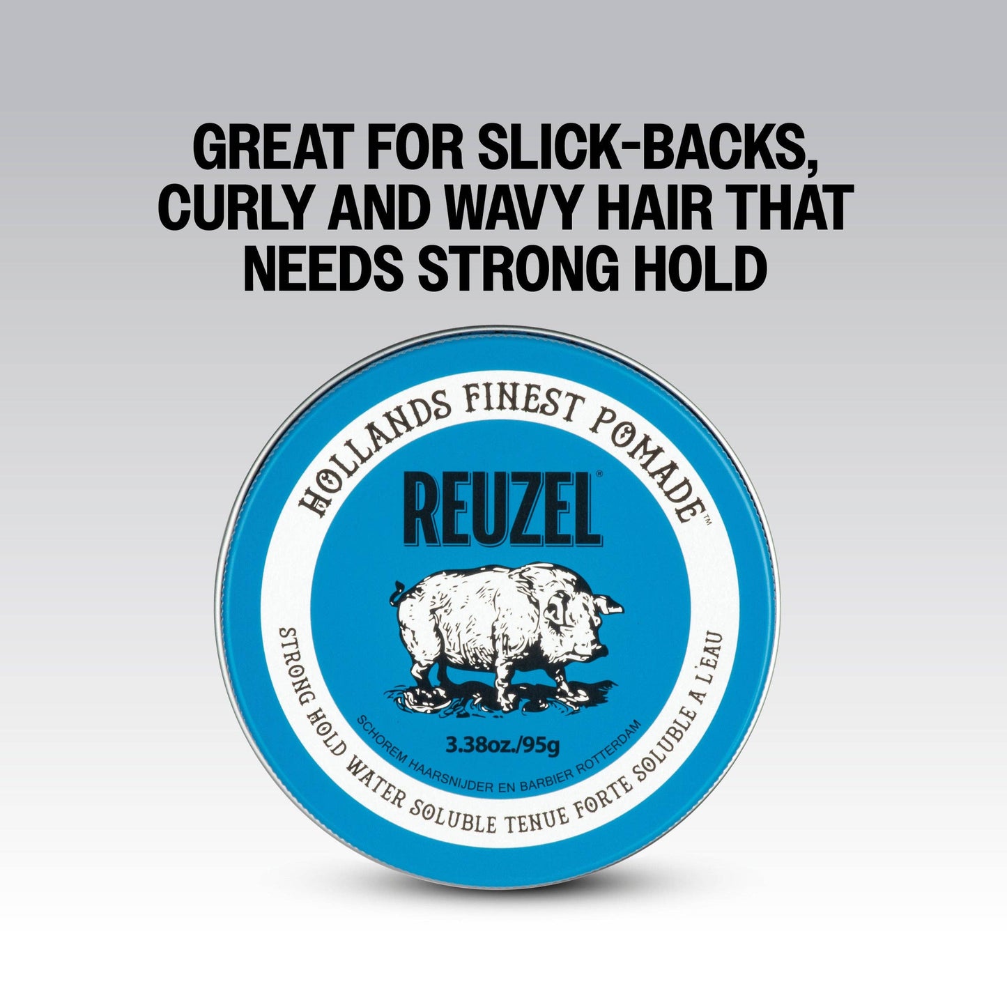 Blue Pomade: 3.38 oz / 95 g
