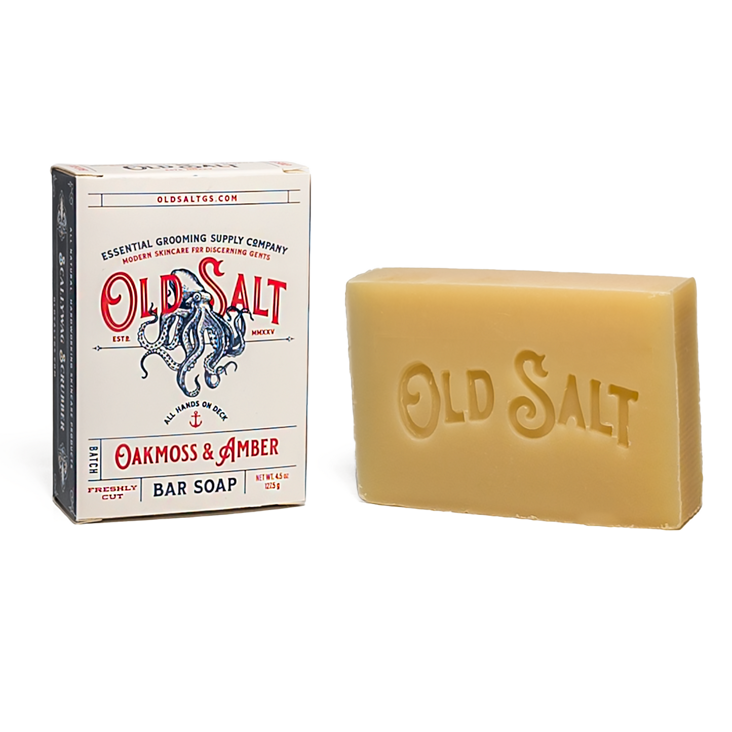 Oakmoss + Amber Bar Soap: Boxed 4.5 oz