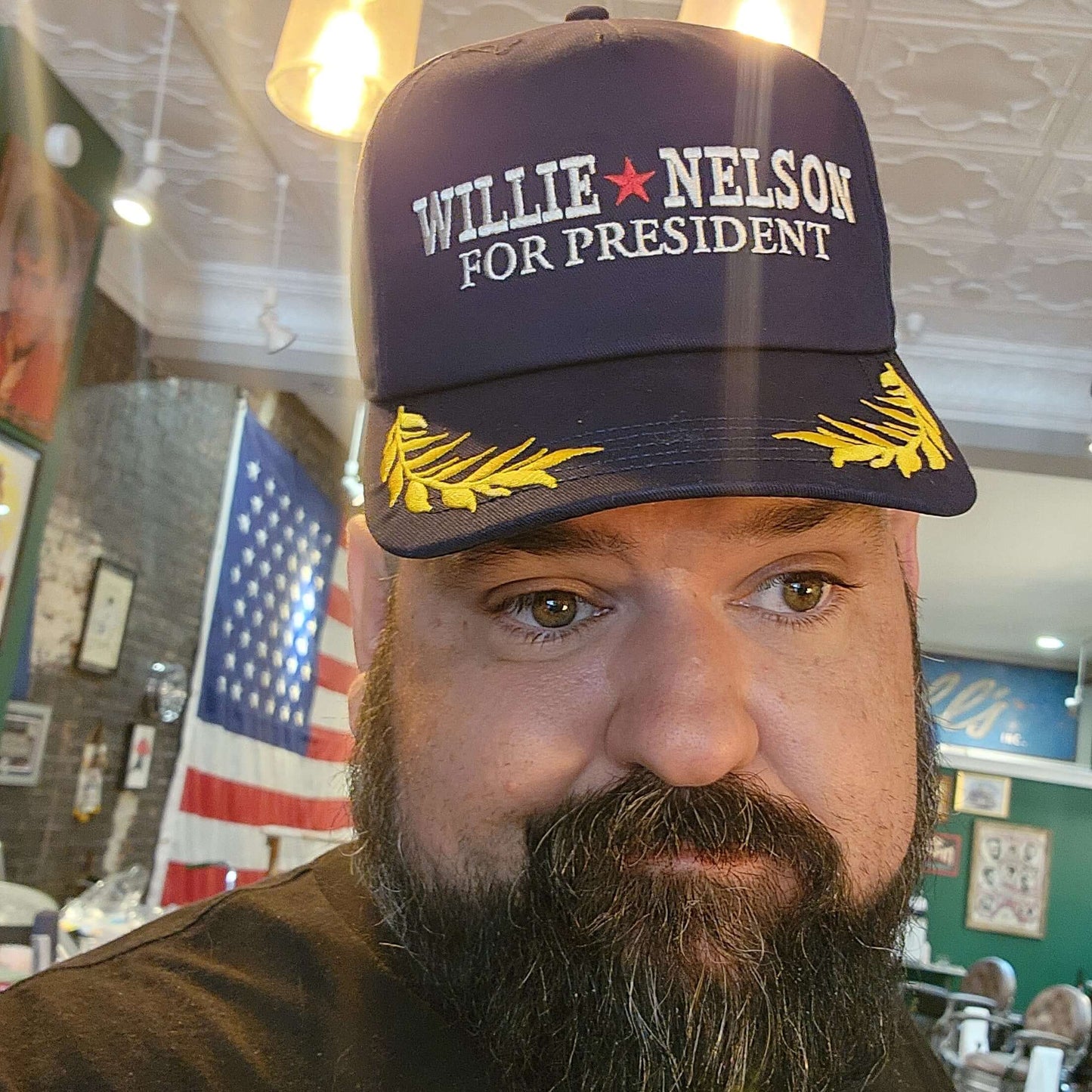 Willie Nelson For President Hat