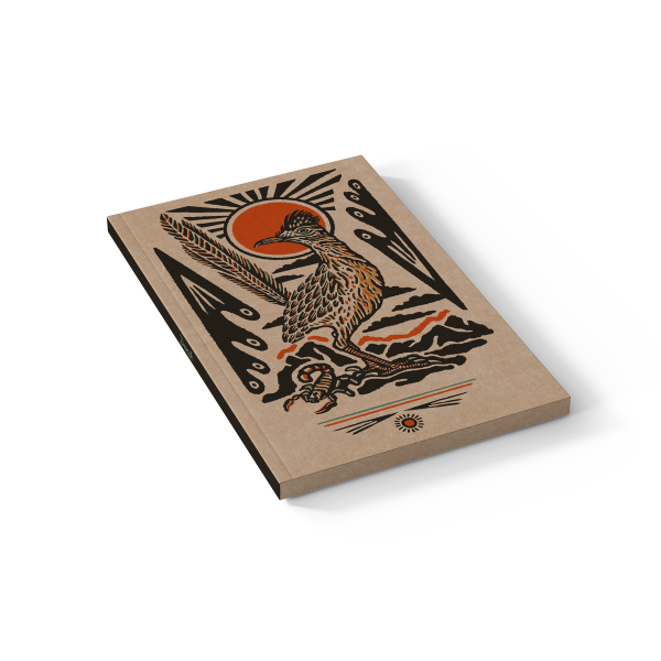 Roadrunner Out West Kraft Layflat Notebook KLC2314KL