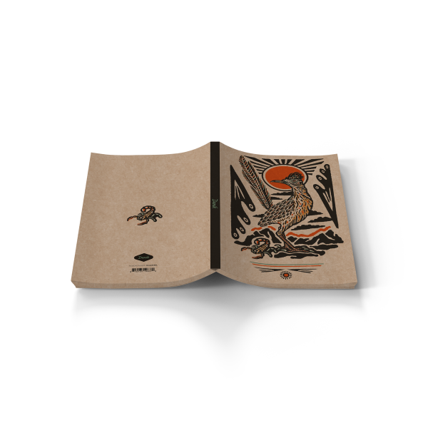 Roadrunner Out West Kraft Layflat Notebook KLC2314KL