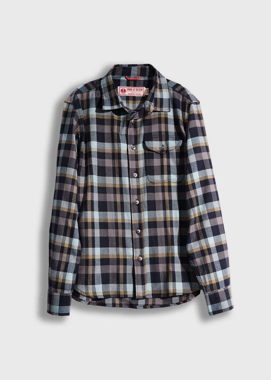 Iron + Resin - Palmer Shirt: Navy